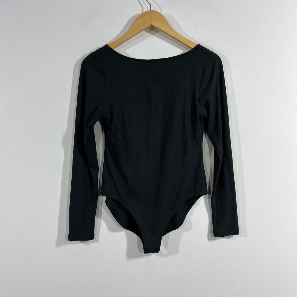 Girlfriend Collective Minimalist Parisian Ribbed Bodysuit Large Capsule Elevated